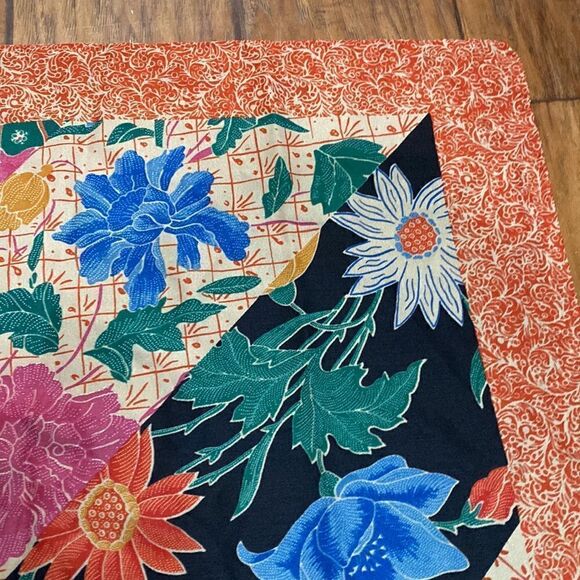 Vintage Nik Nik Floral Scarf - Picture 9 of 13